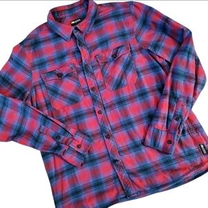 Outdoor Research Sandpoint Flannel Shirt Plaid Button Pockets